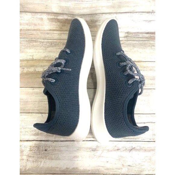 Allbirds Men's Tree Runners Sneakers M9 Blue Mesh Knit Comfort Athletic - Picture 8 of 9